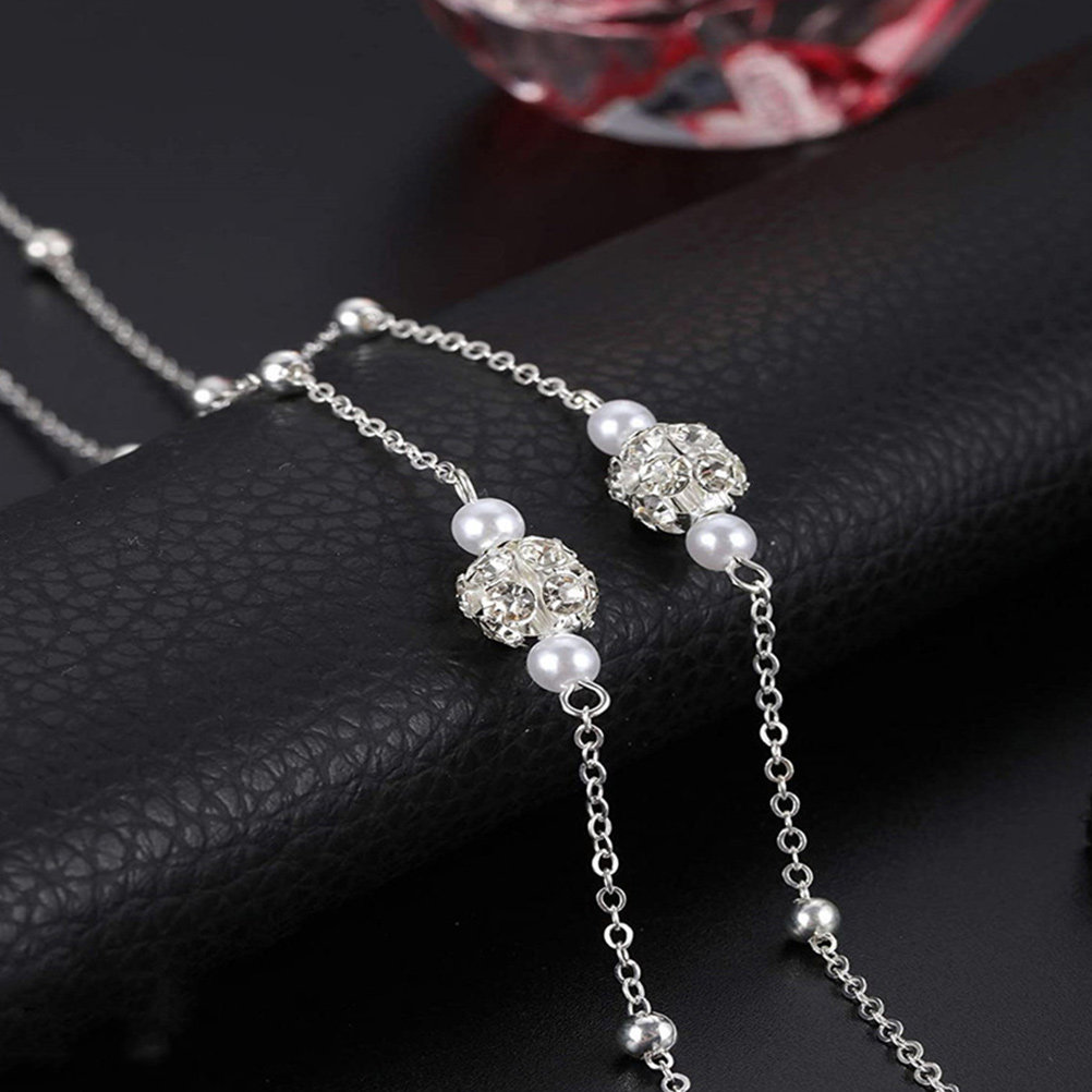 Met parels versierde, vergulde - Mask Chain Holder recensie en prijs